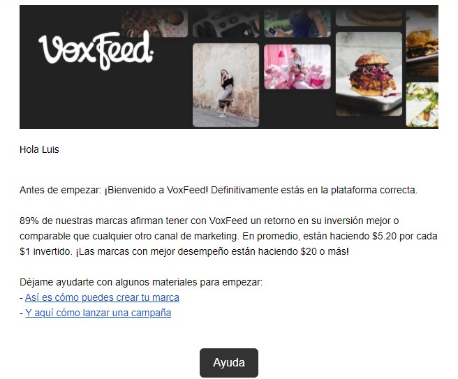 voxfeed welcome